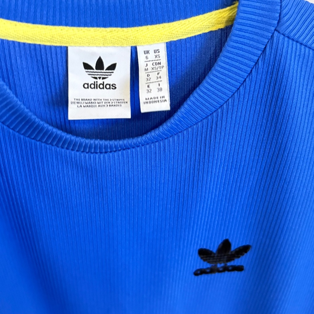 Adidas blue dress XS - Like New! - Picture 2 of 2